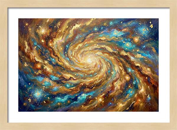 Galactic Swirl Of Colors
