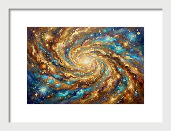 Galactic Swirl Of Colors