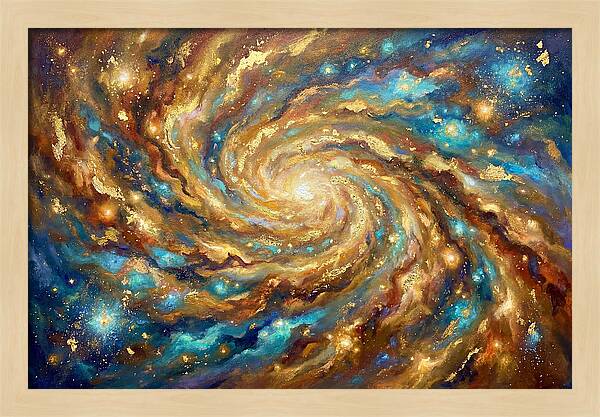 Galactic Swirl Of Colors