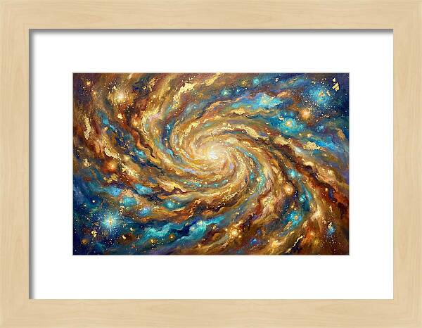 Galactic Swirl Of Colors