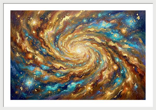 Galactic Swirl Of Colors