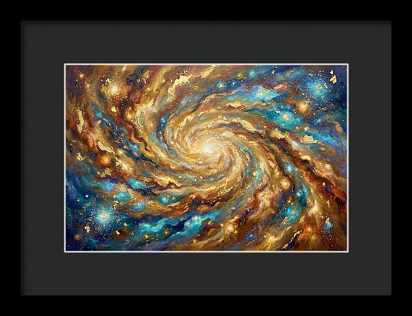 Galactic Swirl Of Colors