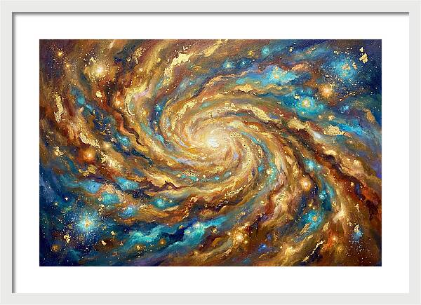 Galactic Swirl Of Colors