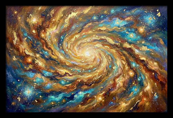 Galactic Swirl Of Colors