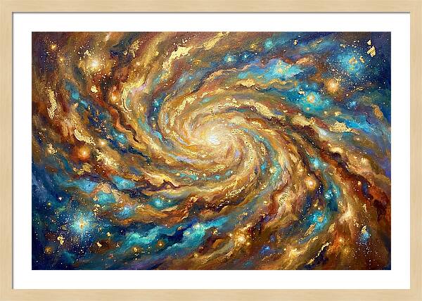 Galactic Swirl Of Colors
