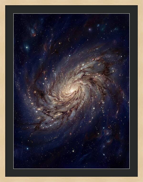 Galactic Swirl Of Stars