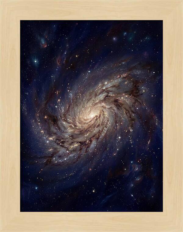 Galactic Swirl Of Stars