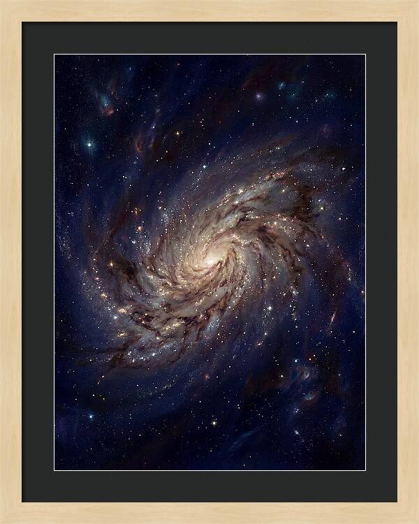 Galactic Swirl Of Stars