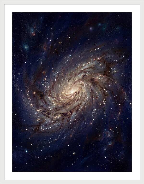Galactic Swirl Of Stars