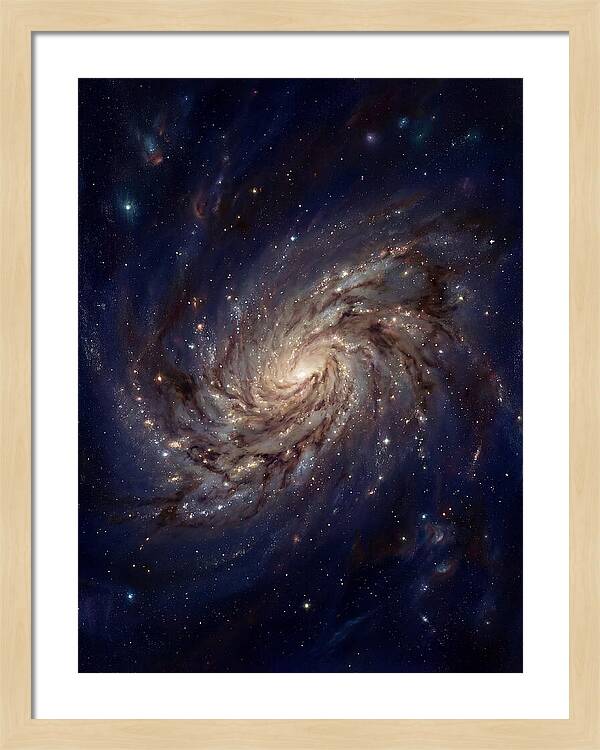 Galactic Swirl Of Stars
