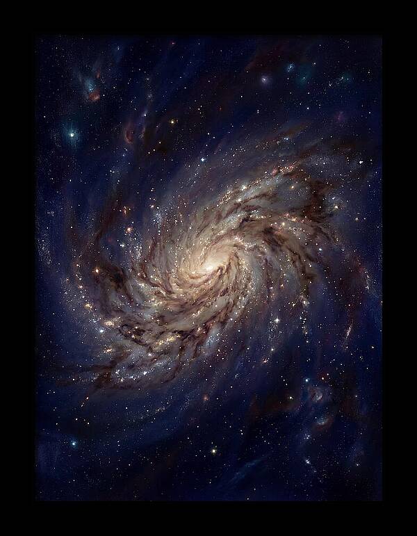Galactic Swirl Of Stars