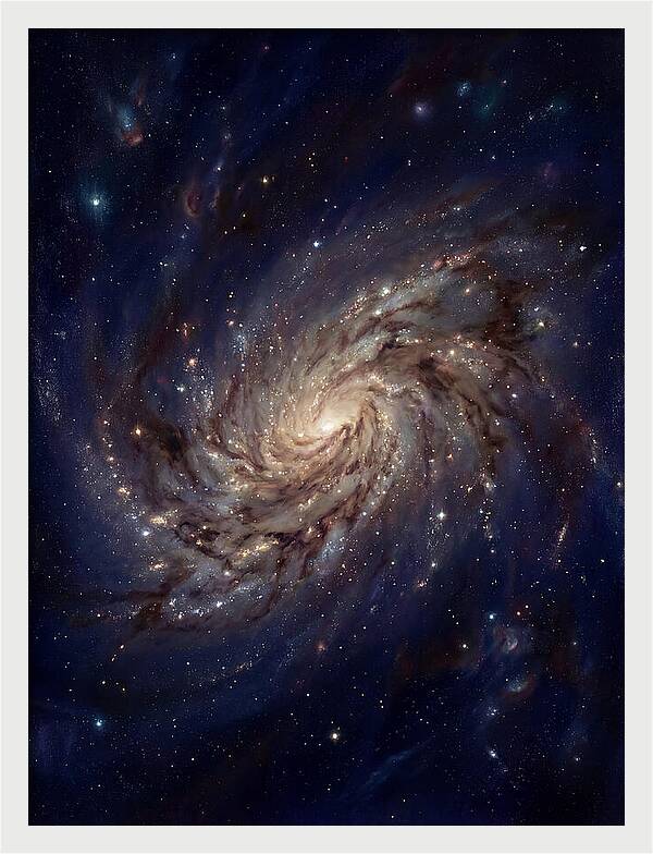 Galactic Swirl Of Stars