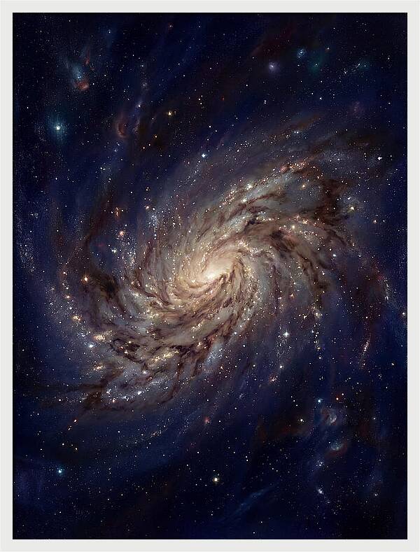 Galactic Swirl Of Stars