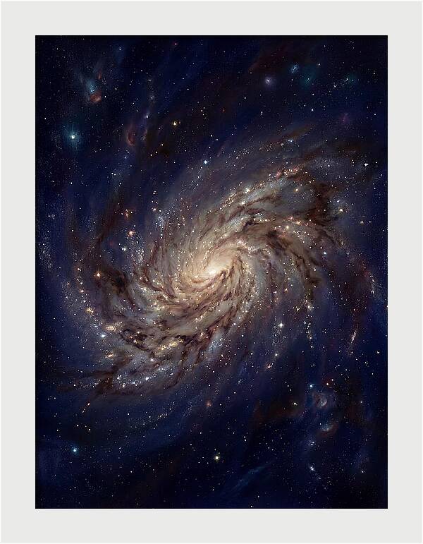 Galactic Swirl Of Stars
