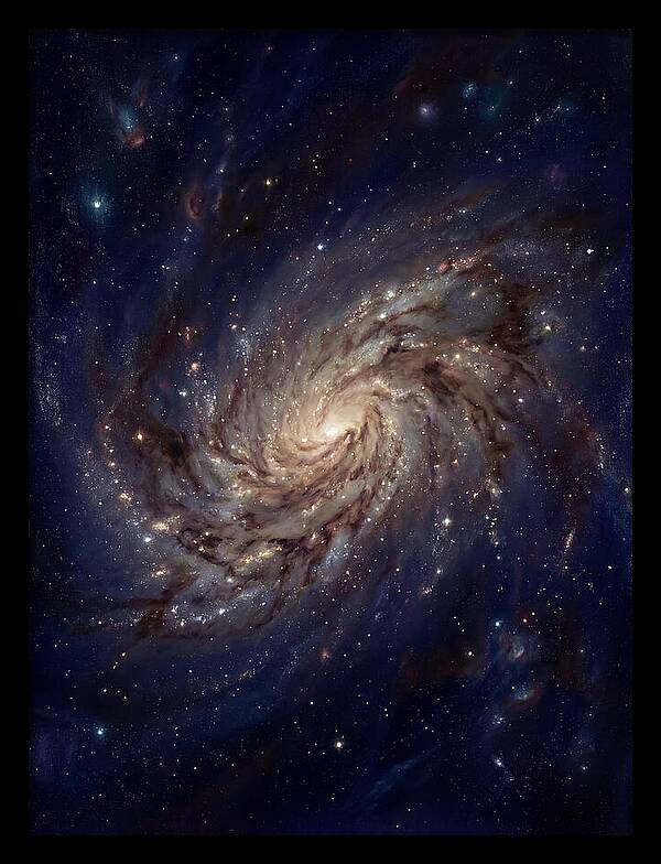 Galactic Swirl Of Stars
