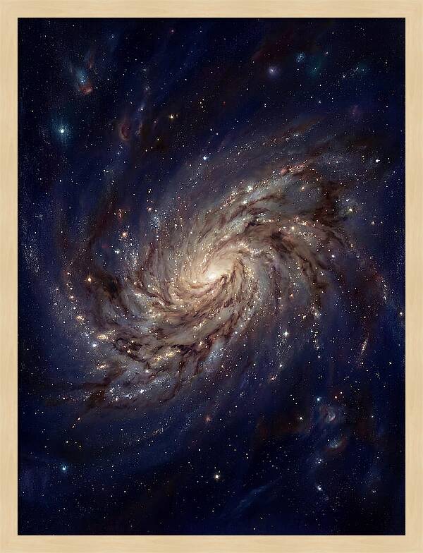Galactic Swirl Of Stars
