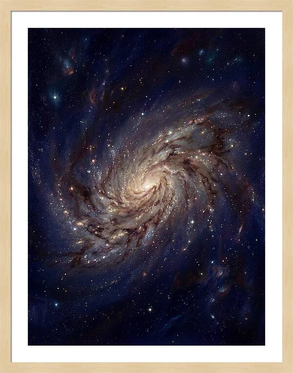 Galactic Swirl Of Stars