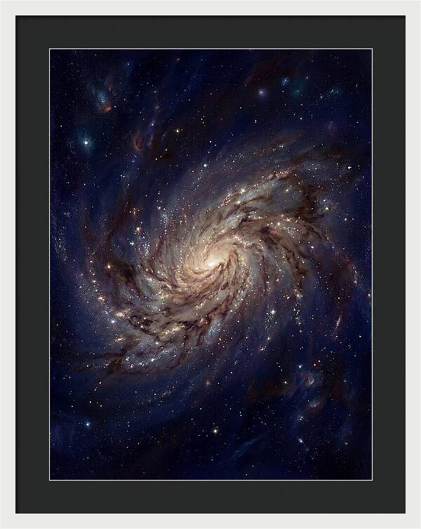 Galactic Swirl Of Stars