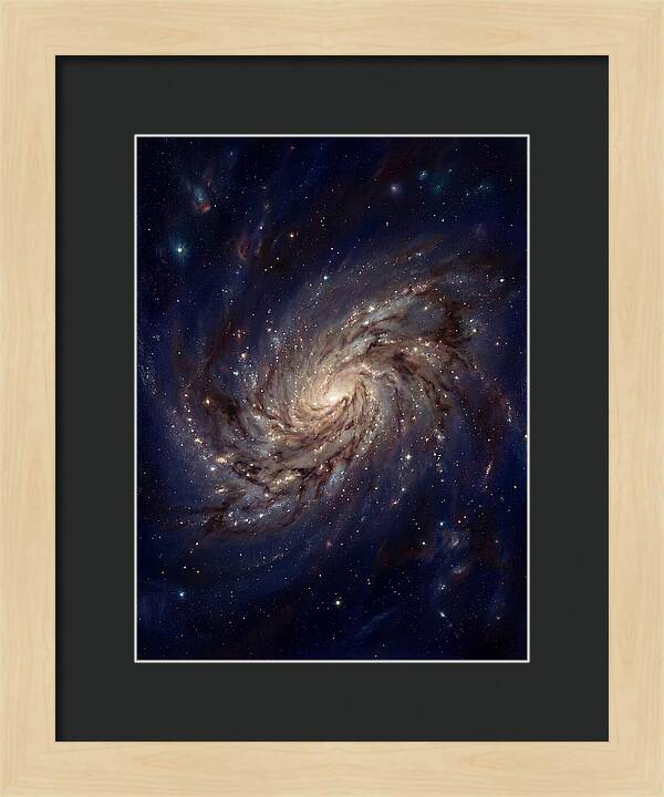 Galactic Swirl Of Stars