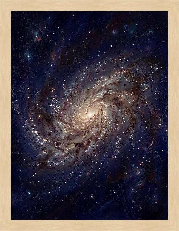Galactic Swirl Of Stars