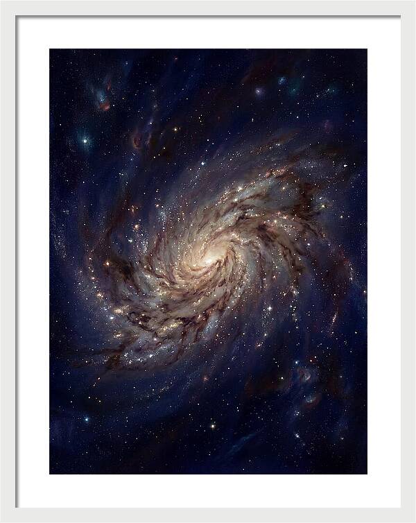 Galactic Swirl Of Stars