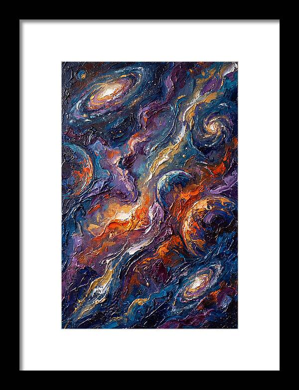 Galactic Whirls Of Color