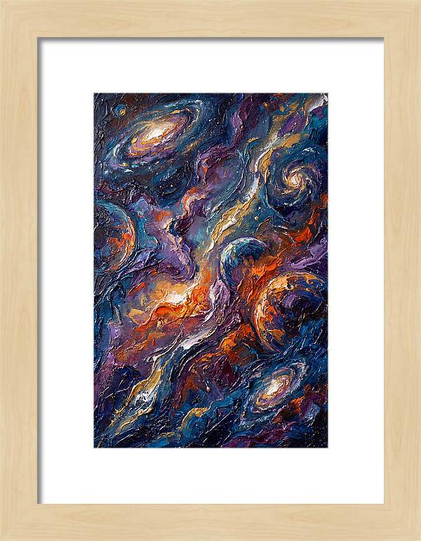 Galactic Whirls Of Color