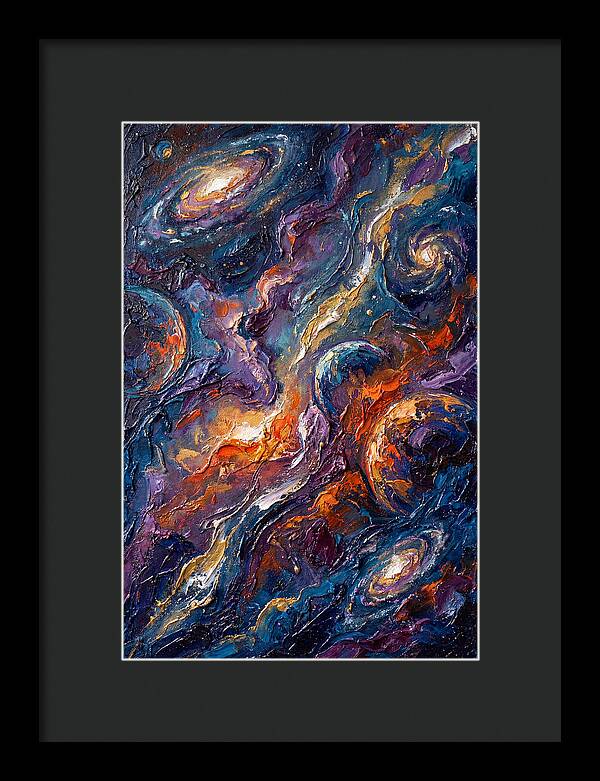 Galactic Whirls Of Color
