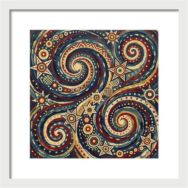 Galaxy Folk Swirls