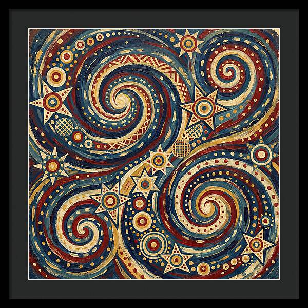 Galaxy Folk Swirls
