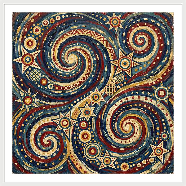 Galaxy Folk Swirls