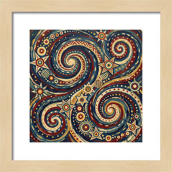 Galaxy Folk Swirls