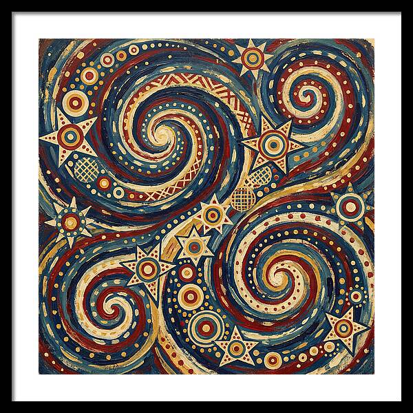 Galaxy Folk Swirls