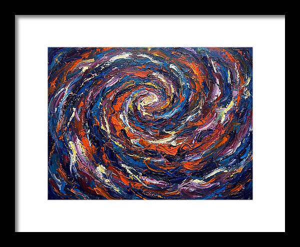 Galaxy Swirl In Expressionist Style