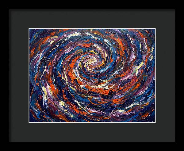 Galaxy Swirl In Expressionist Style