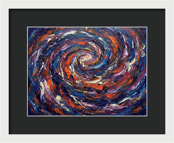 Galaxy Swirl In Expressionist Style