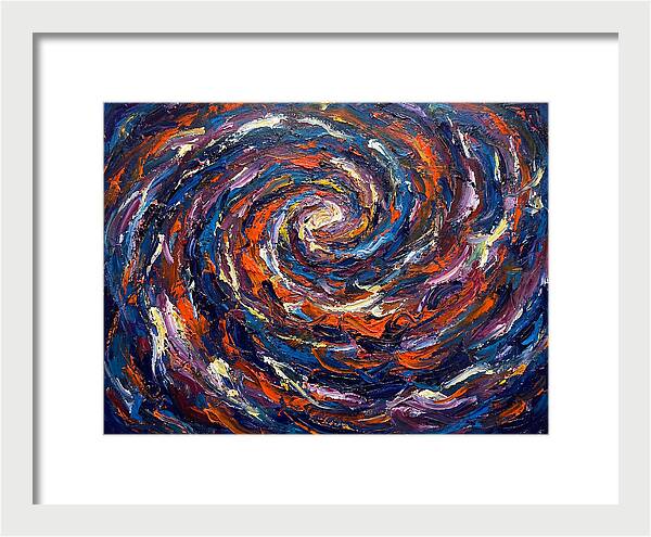 Galaxy Swirl In Expressionist Style