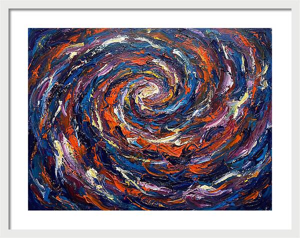 Galaxy Swirl In Expressionist Style