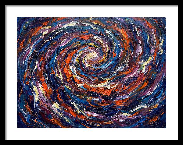 Galaxy Swirl In Expressionist Style