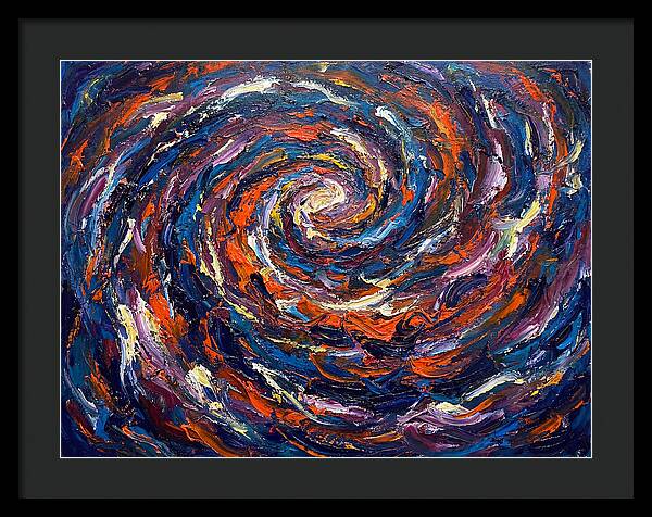 Galaxy Swirl In Expressionist Style