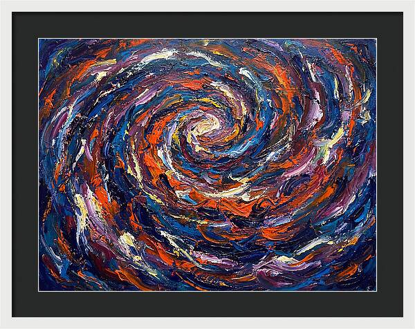 Galaxy Swirl In Expressionist Style