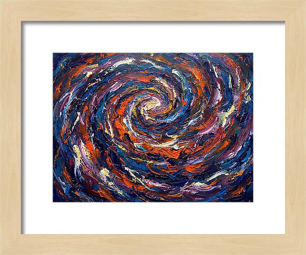 Galaxy Swirl In Expressionist Style