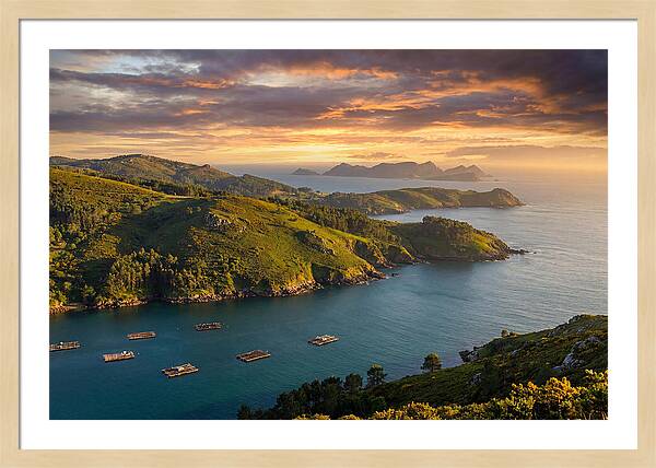 Galician Coast At Golden Hour