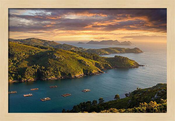 Galician Coast At Golden Hour