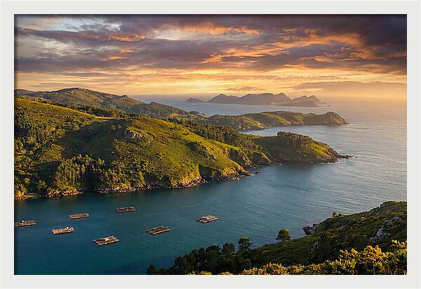Galician Coast At Golden Hour