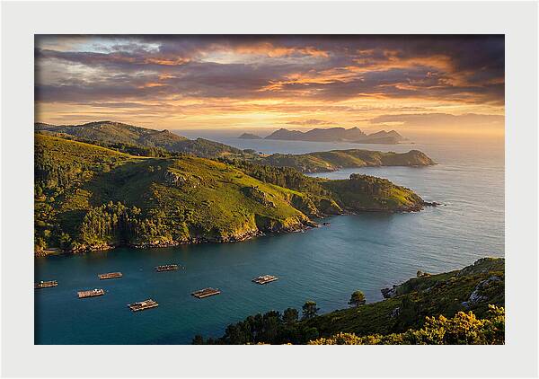 Galician Coast At Golden Hour