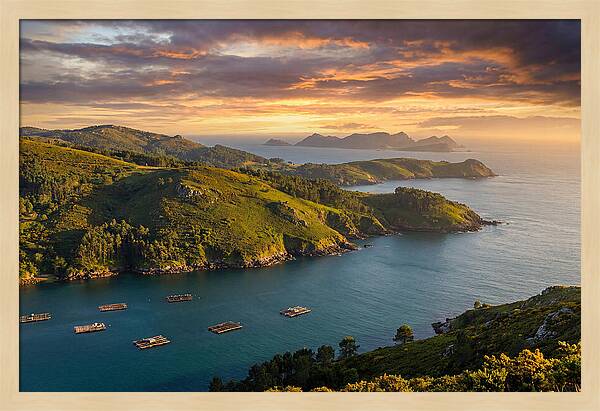 Galician Coast At Golden Hour