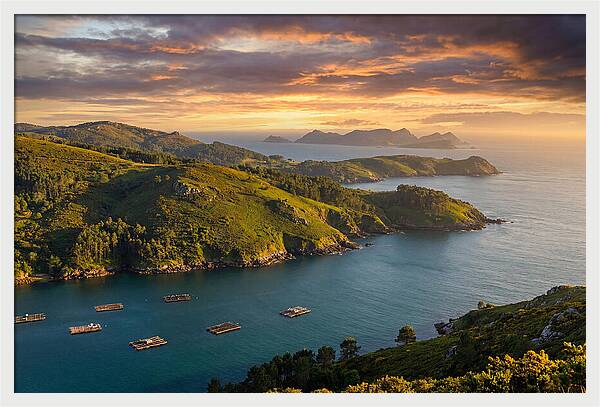 Galician Coast At Golden Hour