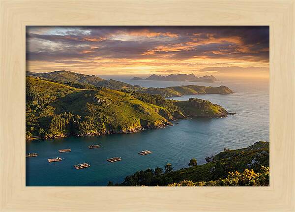 Galician Coast At Golden Hour