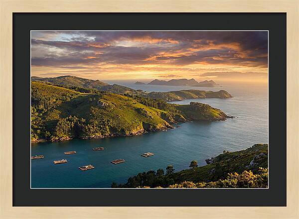 Galician Coast At Golden Hour